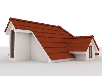 Modern Roof 3D model