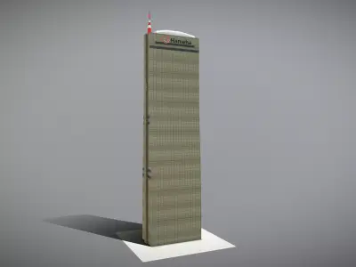 63 Building Low-poly 3D model