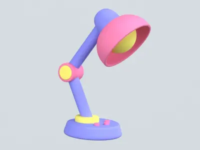 Desk Lamp 3D Icon 3D model