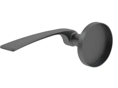 Urfic Como Door Handle Matt Black 3D model