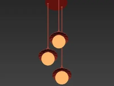 Loft Cone Pendant Reflector 3 3D model