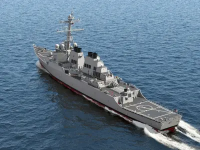  US Warships 3D Models Collection 