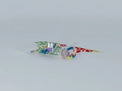 Verchnja Telychka Landscape in Kyiv 3D model