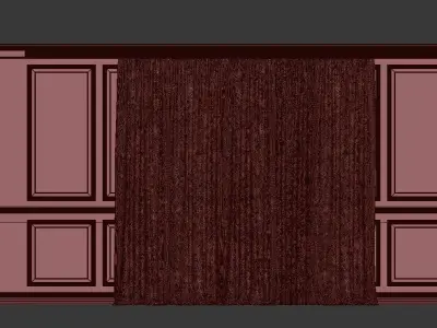 Curtain Set 318 3D model