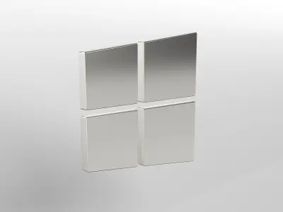 Windows 10 Logo v1 004 Free low-poly 3D model