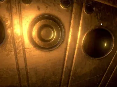 UFO Type 8 Animated and Game Ready Low-poly 3D model