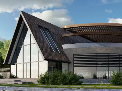 Dream House by the Sea 3D model