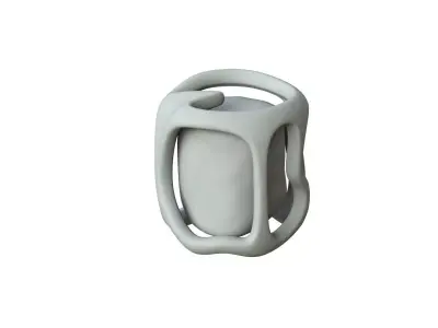 SciFi Shape Object Low Poly Low-poly 3D model