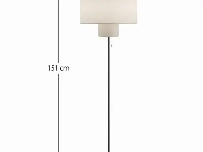 Margin floor lamp by Gubi 3D model
