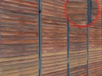 Ultra realistic Wooden panel  3D model