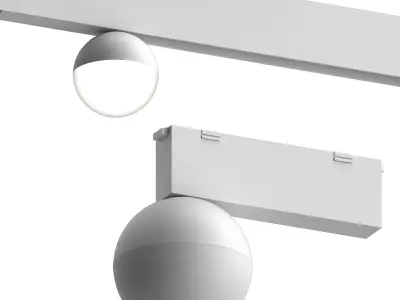 Track Light Shar White by Forstlight 3D model