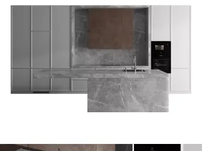 Kitchen set 33 3D model