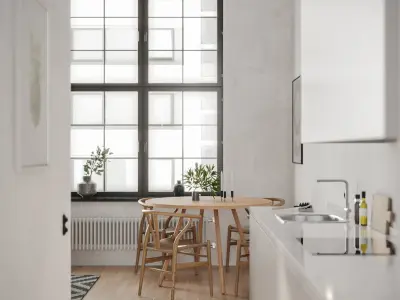 Warm and Simple 3D model