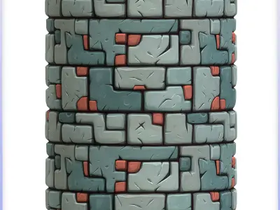 Stylized Wall Seamless Texture Texture 78