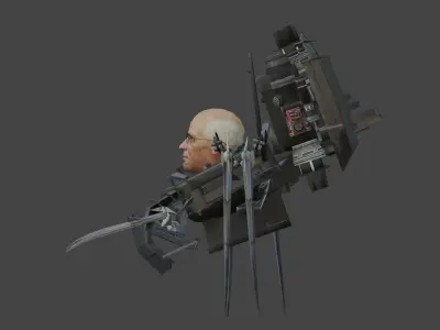 scientist toilet upgraded 3D model