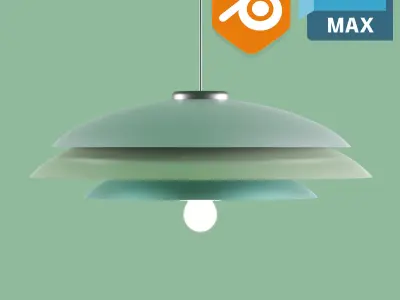 CHROME Lamps Collection 3D Model Pack