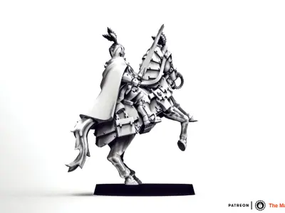 Feudal Guard High Born Cavalry Officer 3D print model