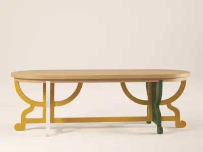 Paper Table 3D model