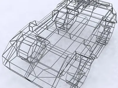 3DRT - Sci-Fi Forces - APC 2  Low-poly 3D model