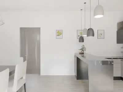 Kitchen Interior 3D Model 3D model buy