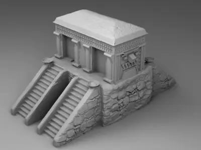 The pantheon of Maya 3D print model