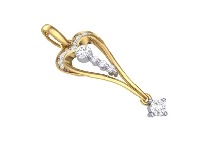 Vonda Diamond Pendant 3D print model