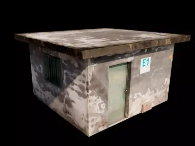 E10s Electrical Box 03 3D model