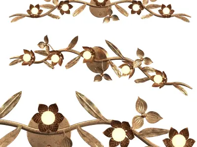 Trillium Sconce 3D model