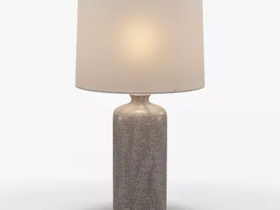 Felindre Gray Transitional Table Lamp 3D model