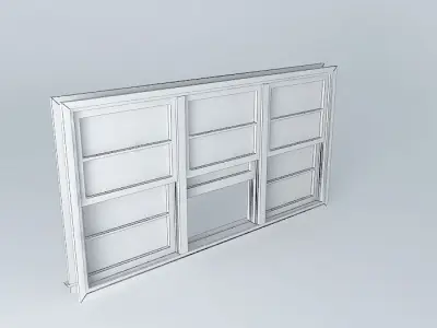 Window bookcase Free 3D model