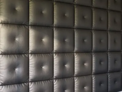 Decorative wall panel black 3D model