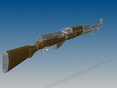 Soviet SKS 3D model