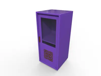 Pack 2 Modern Furniture 3D Model Low-poly 3D model