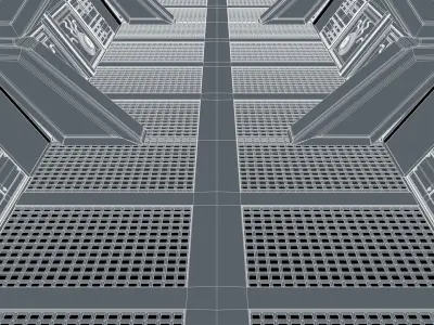 Sci Fi Corridor 3D model