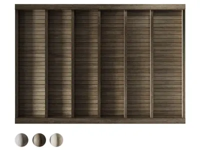 Wooden ceiling 3D model