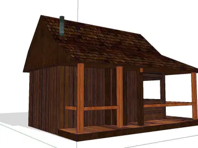 Creative Design-Holiday Cabin-0121 3D model