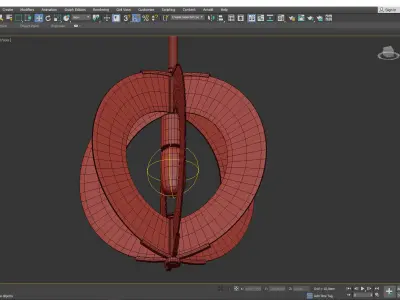 Latitude Pendant Light Low-poly 3D model