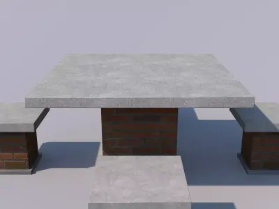 Street Seats 3D model