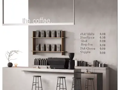 533 cafe and restaurant 01 coffee spot 01 3D model