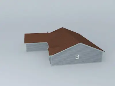 Standard Tract House Free 3D model