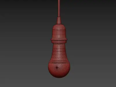 Macaron Floor Lamp L Bleu Et Noir by LAMPADAIRE 3D model