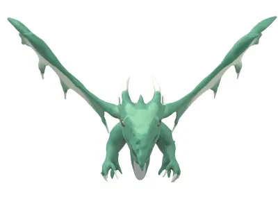 Sky Dragon Character v1 001 Low-poly 3D model