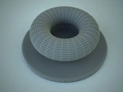 Furniture Door Handle Knob 3d model 22 Low-poly 3D model