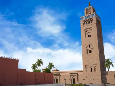 Koutoubia Mosque marrakech morocco 3D model