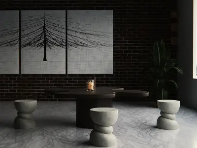 Interior scene Free 3D model