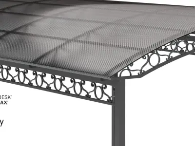 Carport glass  3D model