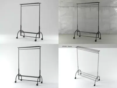 Clothes Rack 3D model