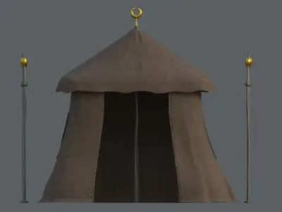 Tent v01 3D model