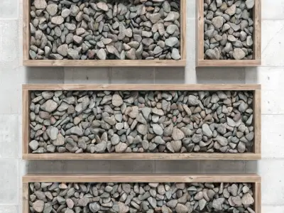 Pebble color form  3D model