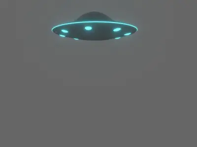 UFO space  Free low-poly 3D model